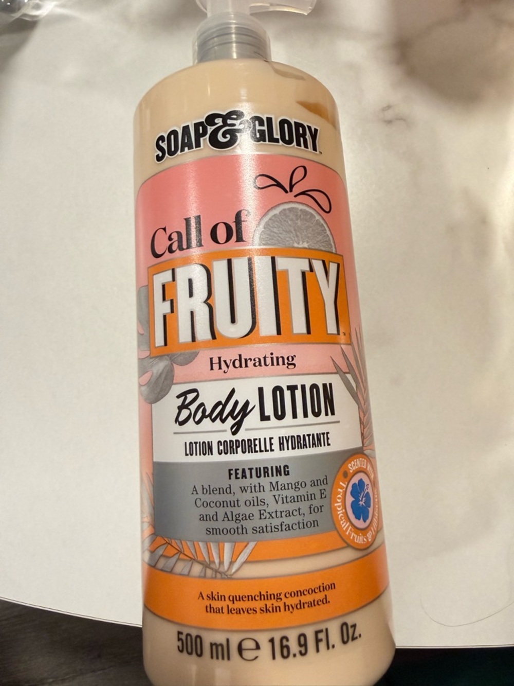 Soap & Glory Call of Fruity Hydrating Body Lotion - Pink, Peach, Orange